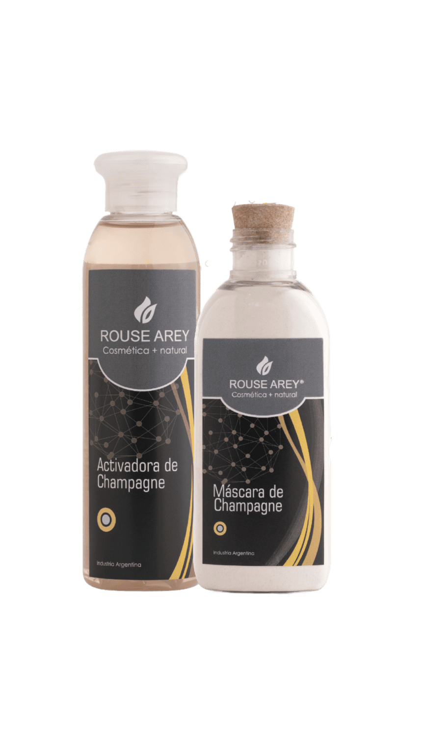 Mascara de champagne + solucion activadora
