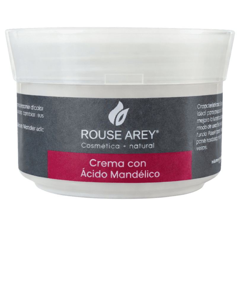Crema con ácido mandélico