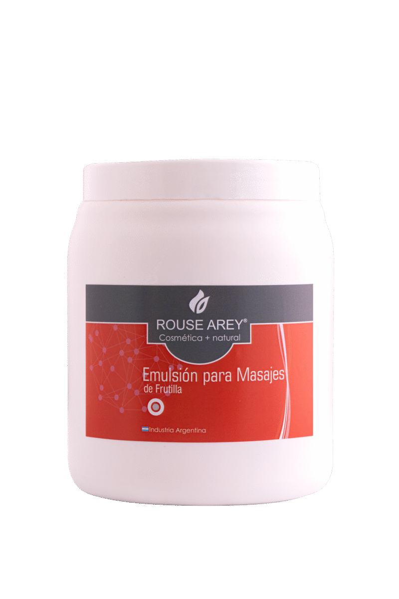 emulsion para masajes de frutilla