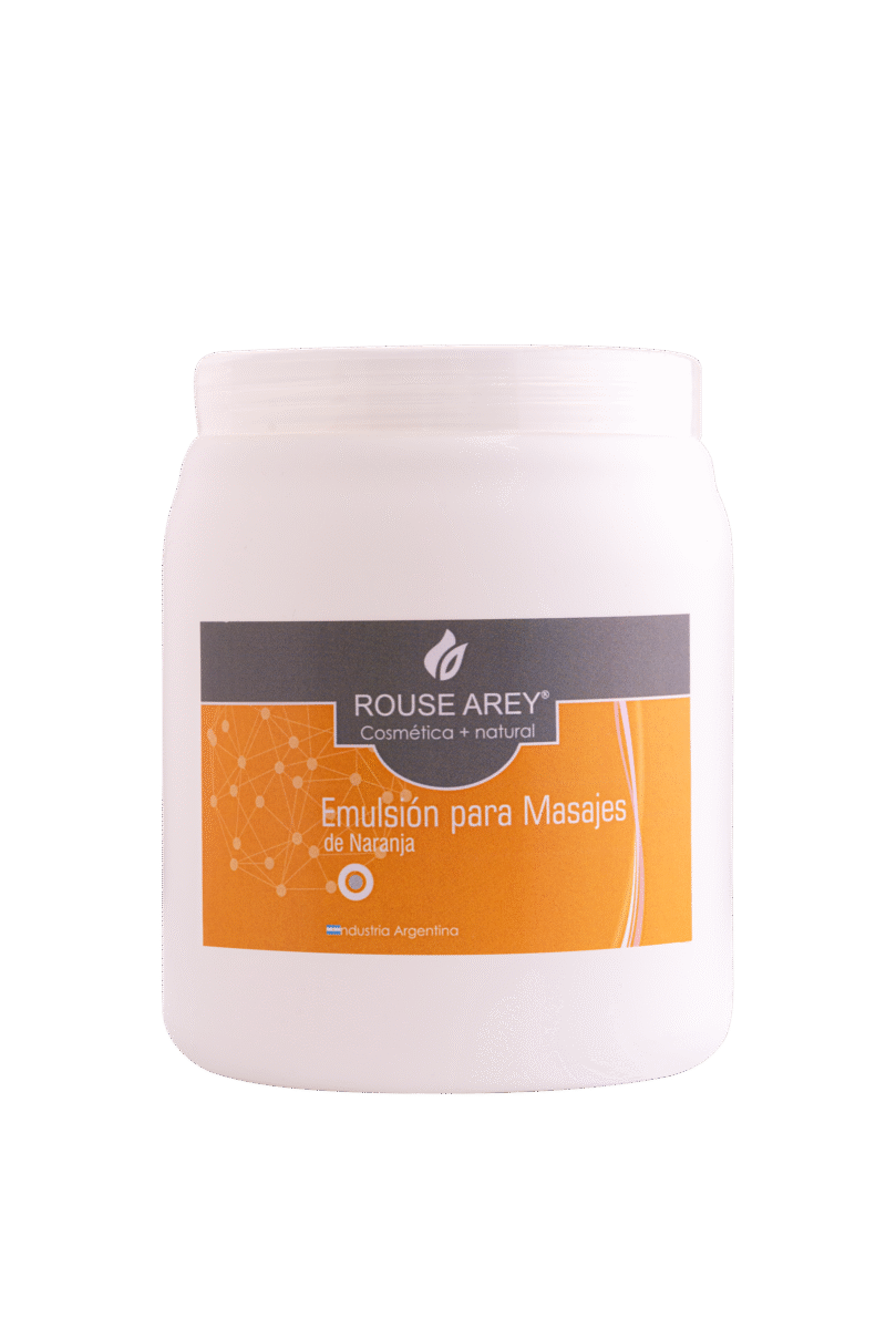mulsion para masajes de naranja